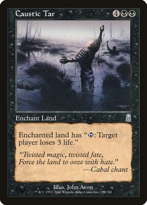 Caustic Tar card from Odyssey