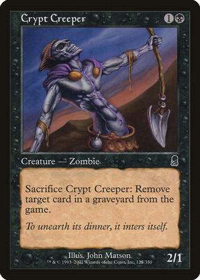 Crypt Creeper card from Odyssey