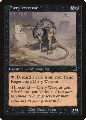 Dirty Wererat card from Odyssey