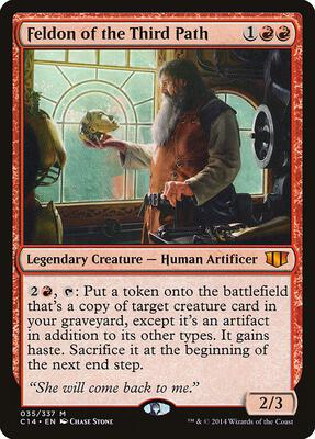Feldon of the Third Path card from Commander 2014