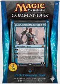 Commander 2014 - Peer Through Time (Blue) card from Commander 2014