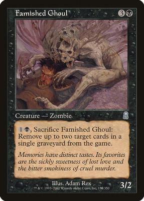 Famished Ghoul card from Odyssey