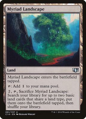 Myriad Landscape card from Commander 2014