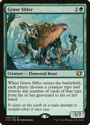 Grave Sifter card from Commander 2014