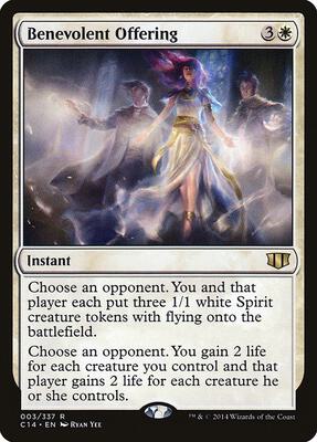 Benevolent Offering card from Commander 2014