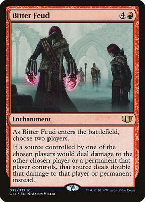 Bitter Feud card from Commander 2014