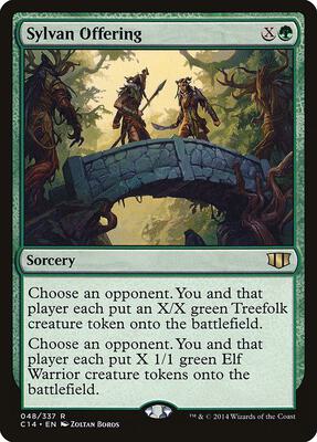 Sylvan Offering card from Commander 2014