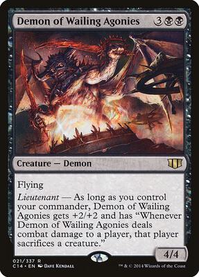Demon of Wailing Agonies card from Commander 2014