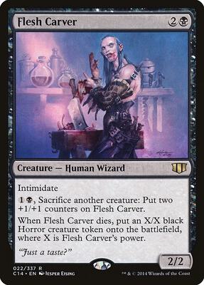 Flesh Carver card from Commander 2014
