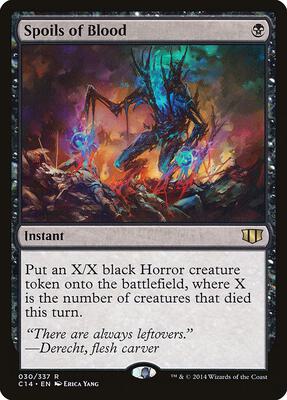 Spoils of Blood card from Commander 2014