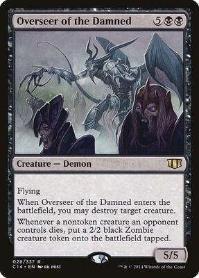 Overseer of the Damned card from Commander 2014