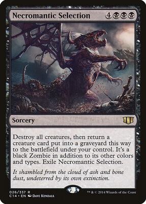 Necromantic Selection card from Commander 2014
