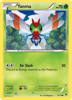 Yanma card from XY - Phantom Forces
