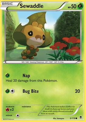 Sewaddle card from XY - Phantom Forces