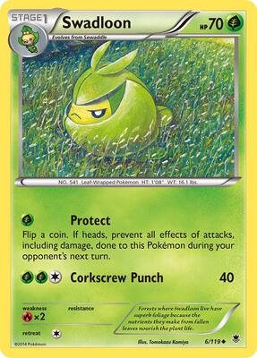 Swadloon card from XY - Phantom Forces
