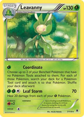 Leavanny card from XY - Phantom Forces