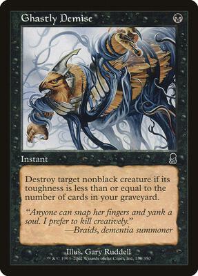 Ghastly Demise card from Odyssey