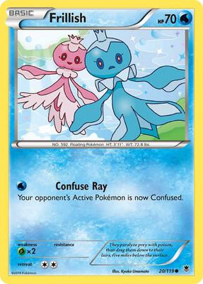 Frillish card from XY - Phantom Forces