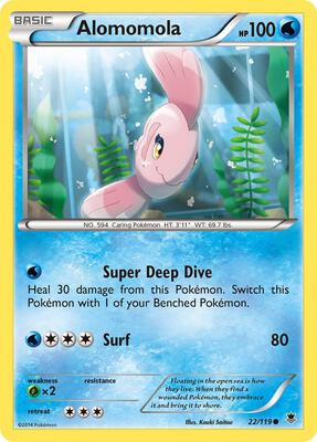 Alomomola card from XY - Phantom Forces