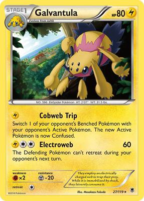 Galvantula card from XY - Phantom Forces