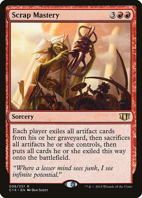 Scrap Mastery card from Commander 2014