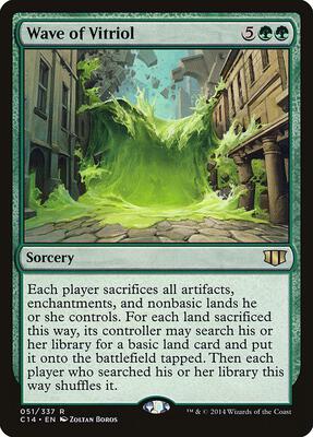 Wave of Vitriol card from Commander 2014