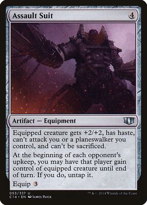 Assault Suit card from Commander 2014