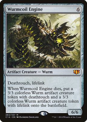 Wurmcoil Engine card from Commander 2014