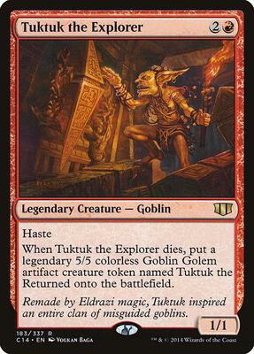 Tuktuk the Explorer card from Commander 2014
