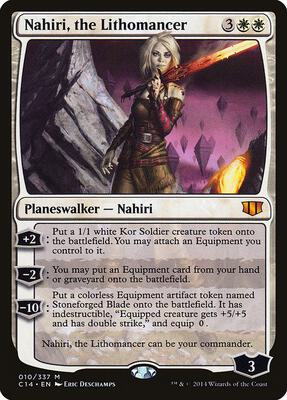 Nahiri, the Lithomancer card from Commander 2014