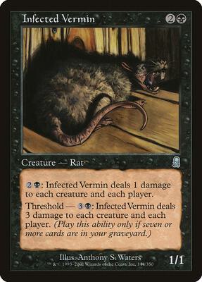 Infected Vermin card from Odyssey