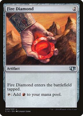 Fire Diamond card from Commander 2014