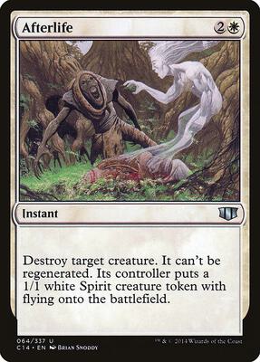 Afterlife card from Commander 2014