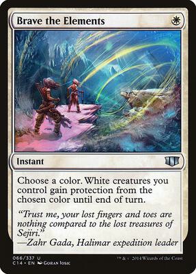 Brave the Elements card from Commander 2014