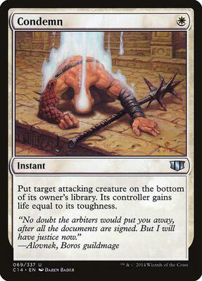 Condemn card from Commander 2014