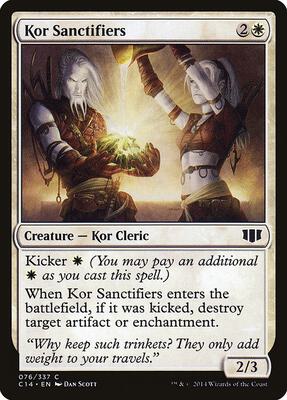 Kor Sanctifiers card from Commander 2014