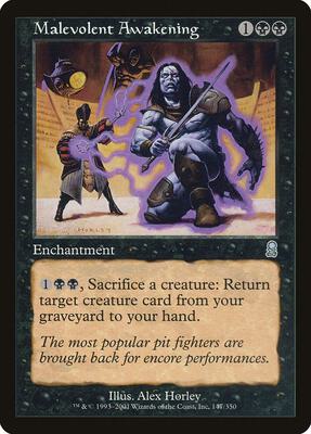 Malevolent Awakening card from Odyssey