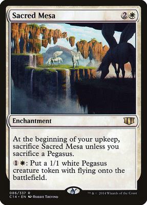 Sacred Mesa card from Commander 2014