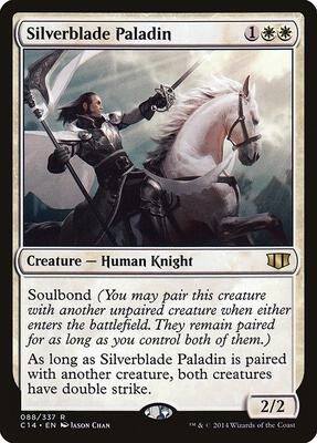 Silverblade Paladin card from Commander 2014