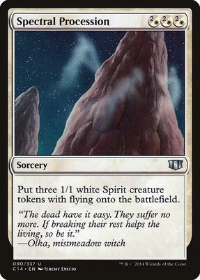 Spectral Procession card from Commander 2014