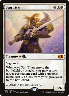 Sun Titan card from Commander 2014