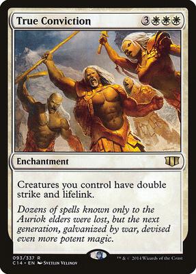True Conviction card from Commander 2014