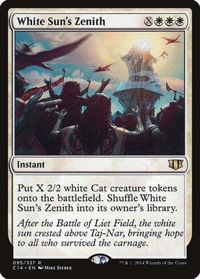White Sun's Zenith card from Commander 2014