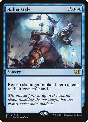 Aether Gale card from Commander 2014