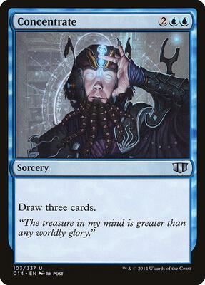 Concentrate card from Commander 2014