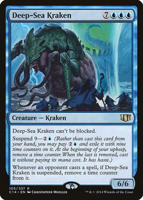 Deep-Sea Kraken card from Commander 2014