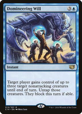 Domineering Will card from Commander 2014