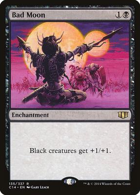 Bad Moon card from Commander 2014