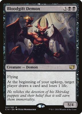Bloodgift Demon card from Commander 2014