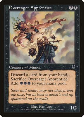Overeager Apprentice card from Odyssey